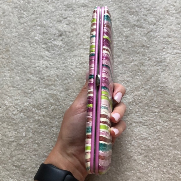 Multi colored Clip wallet - Picture 3 of 7